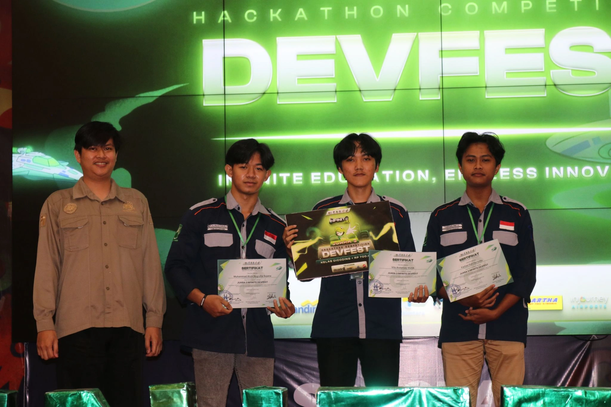 Tim Hackathon (Farhan, Alvin, Vito)